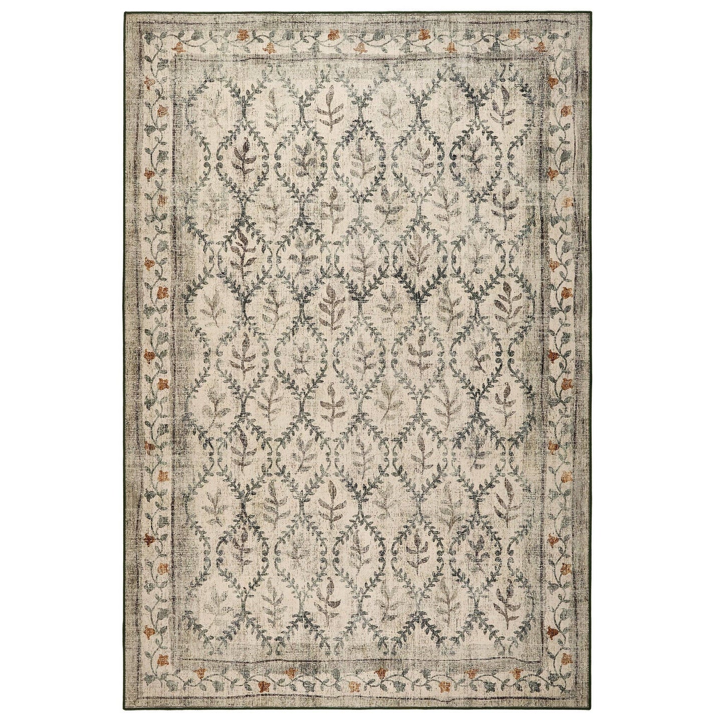 Hug Rug Eco-Washable English Garden Runner