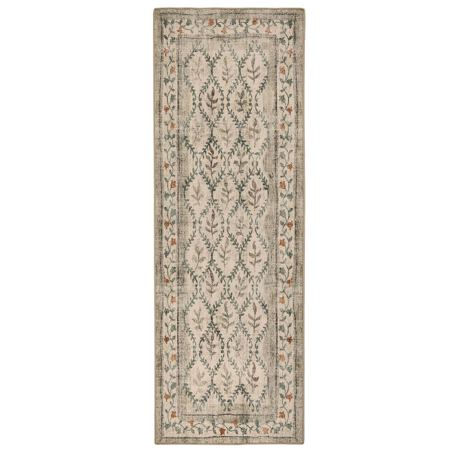 Hug Rug Eco-Washable English Garden Runner