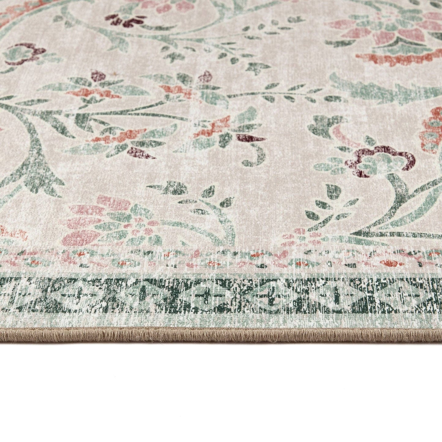 Hug Rug Eco-Washable English Floral Runner