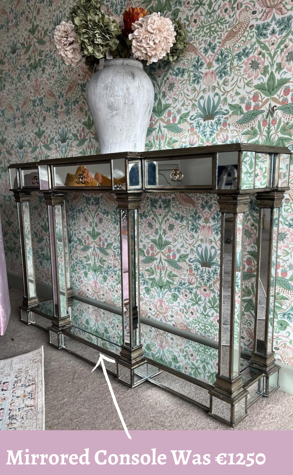 Savoy Mirrored Console