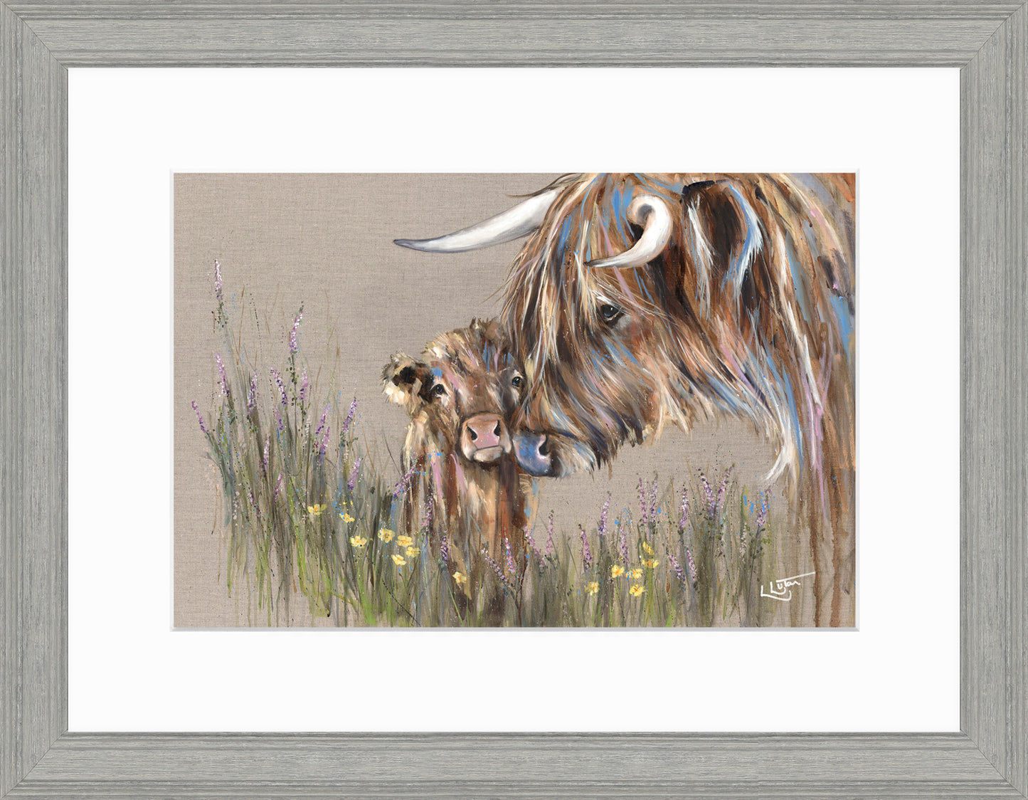 Heather & Buttercup Framed Art