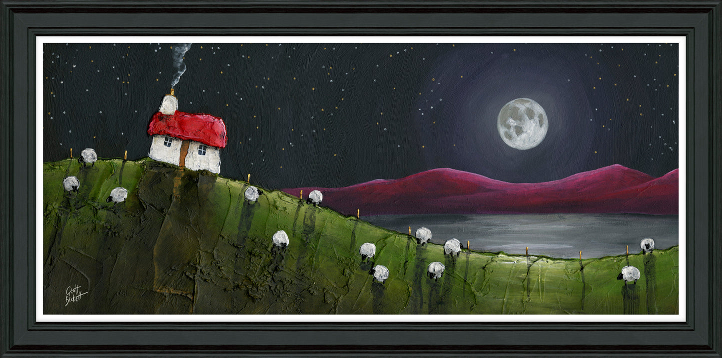 Glimmering Night Framed Art