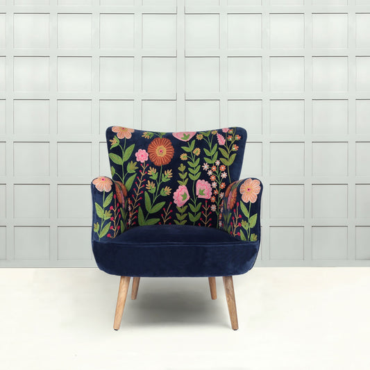 Amelia Birley Chair Indigo