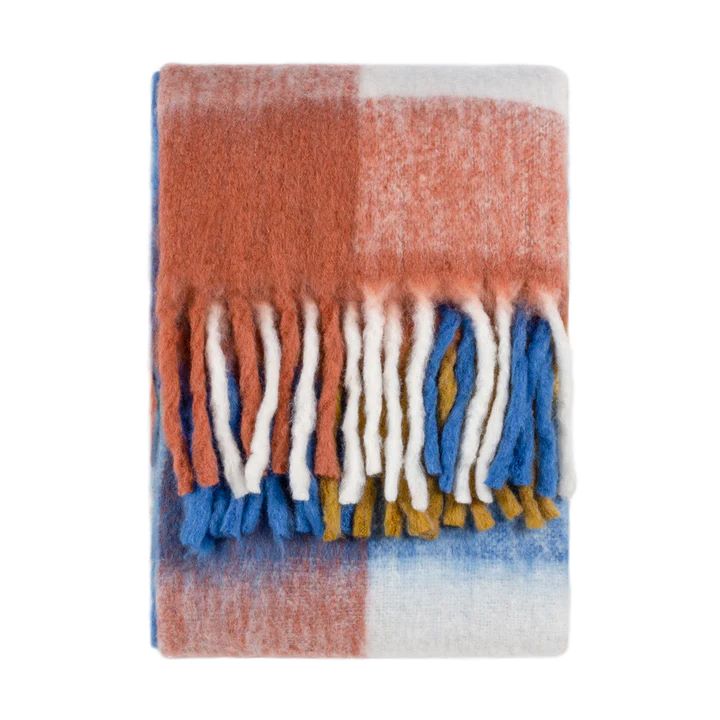 Alva Multicoloured Wool Blend Throw