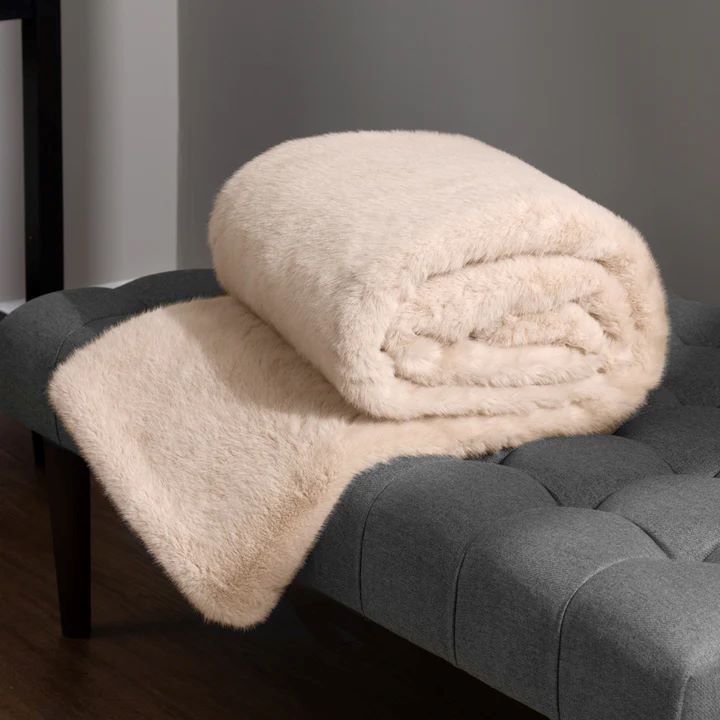 Brulee Faux Fur Throw