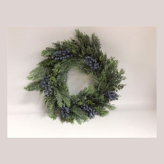 Cedar Pine & Blueberry Wreath