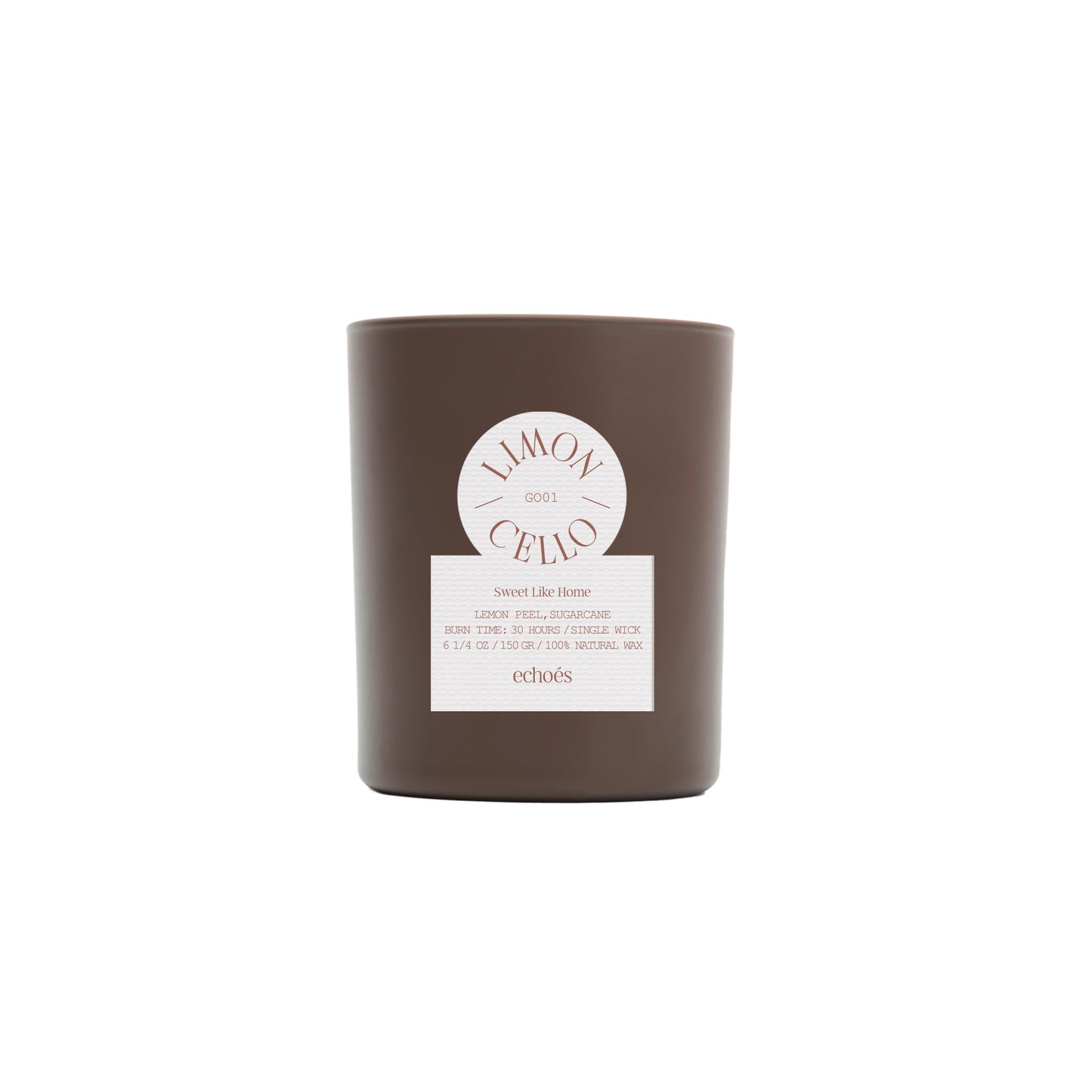 Echoes Natural Tumbler Candle Limoncello