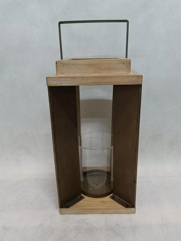 Lantern Wood & Metal