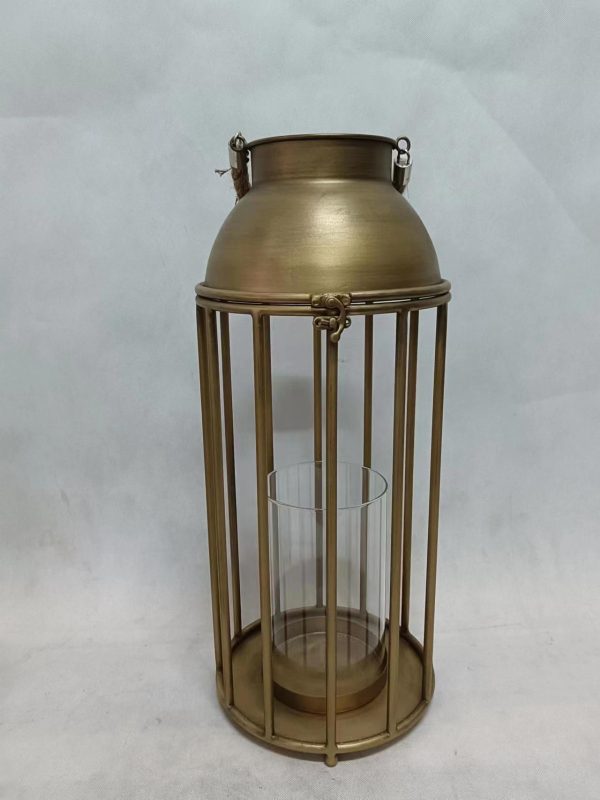 Gold Metal Lantern