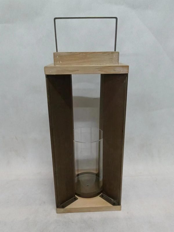 Lantern Wood & Metal