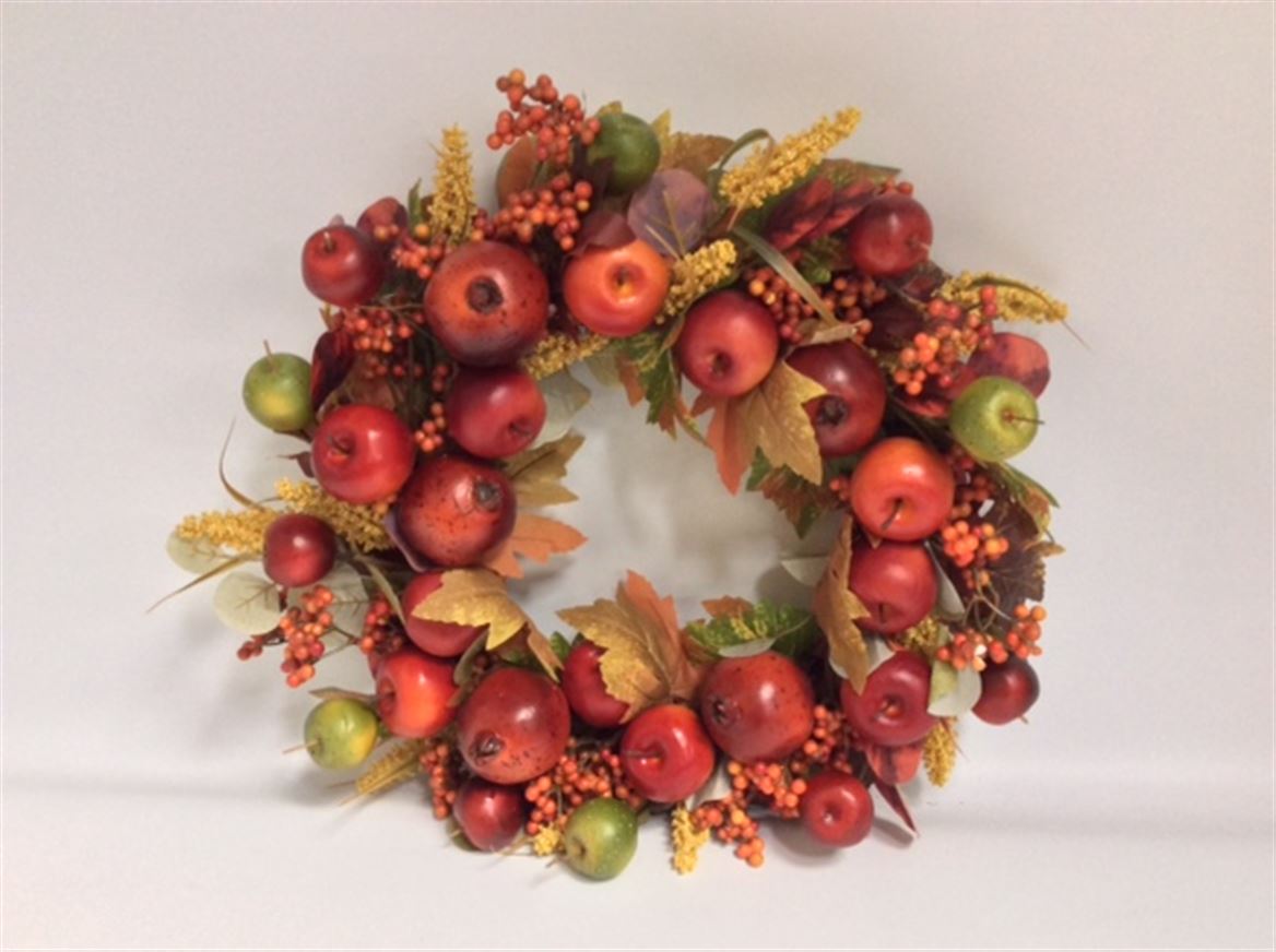 Pomegranate & Apple Wreath