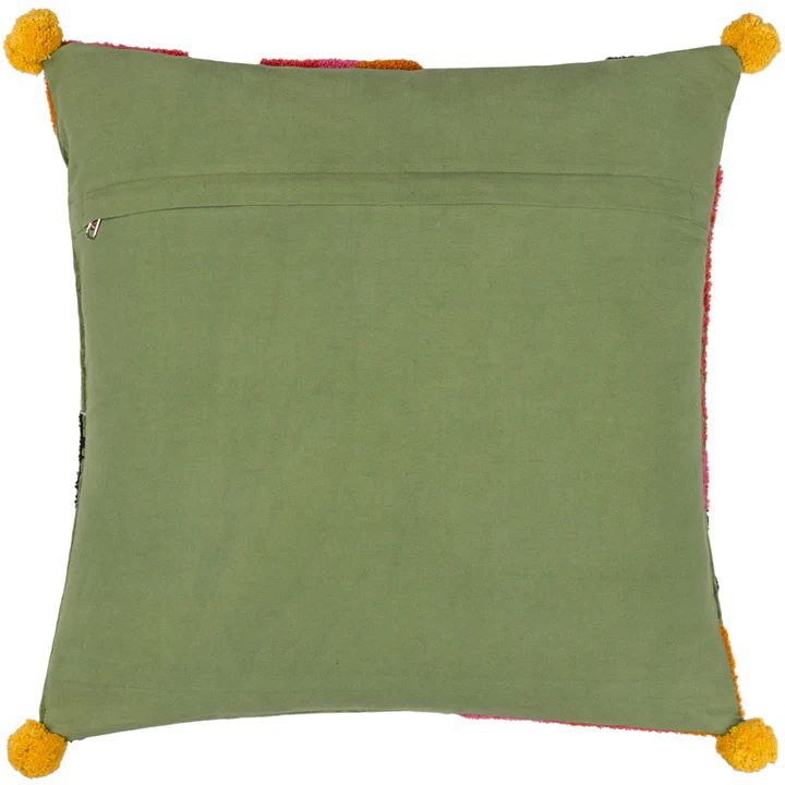 Poppy Embroidered  Cushion