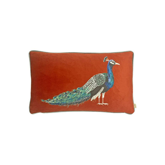 Peacock Sunset Cushion