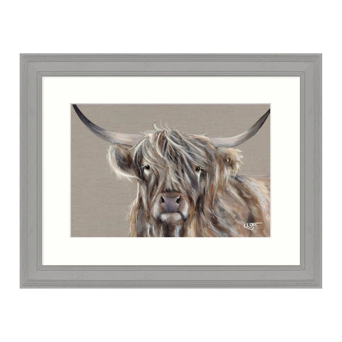 Stornaway Cow Framed Art