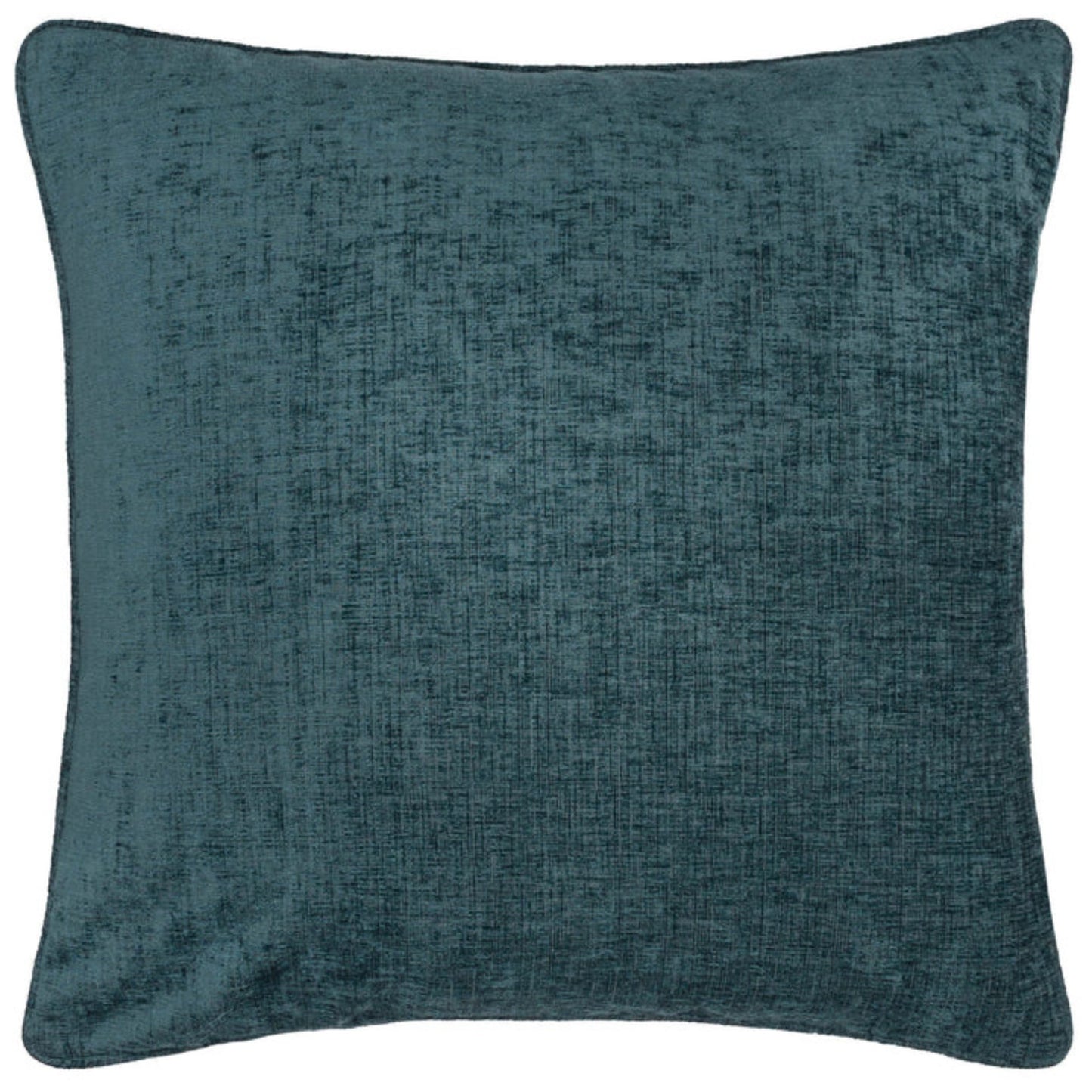 William Morris Snakes Head Chenille Cushion Indigo/Leaf