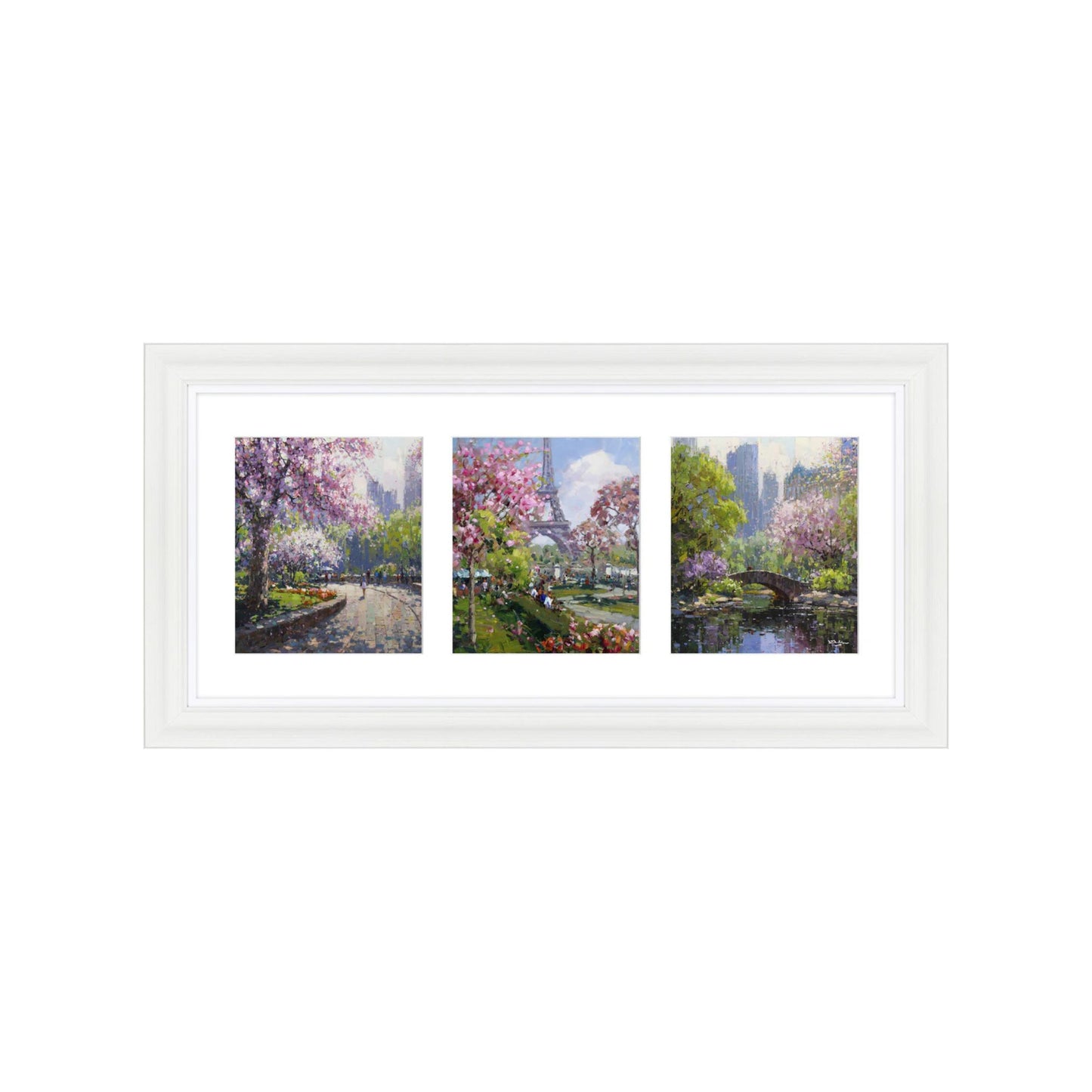 Springtime in the City Framed Art