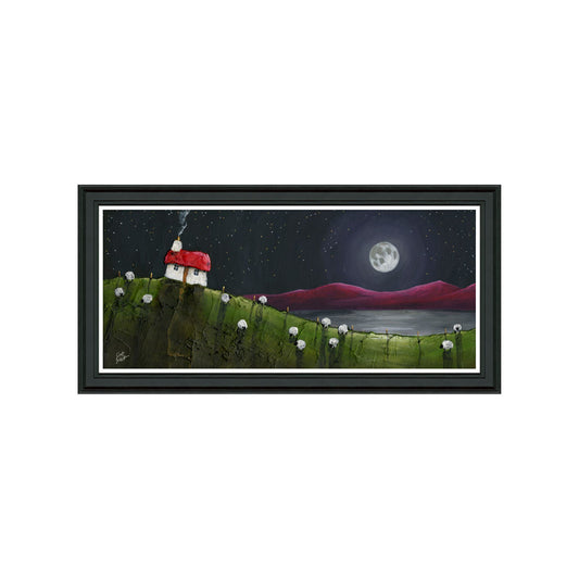 Glimmering Night Framed Art