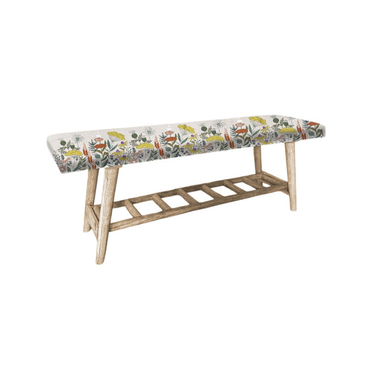 Bertie Bench Ezra Design Summer / Bluebell / Cloud