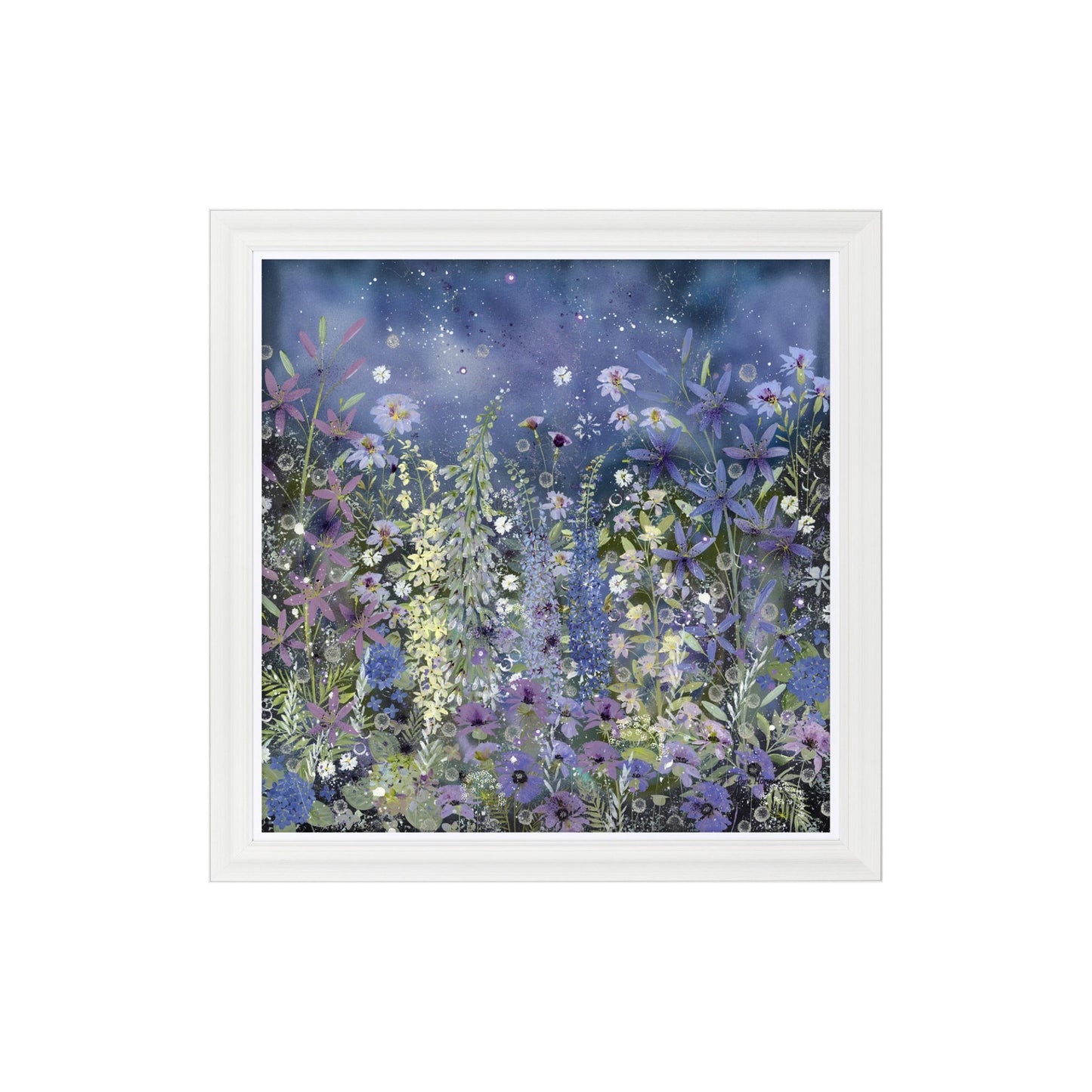 Forever Flowers Framed Canvas Art