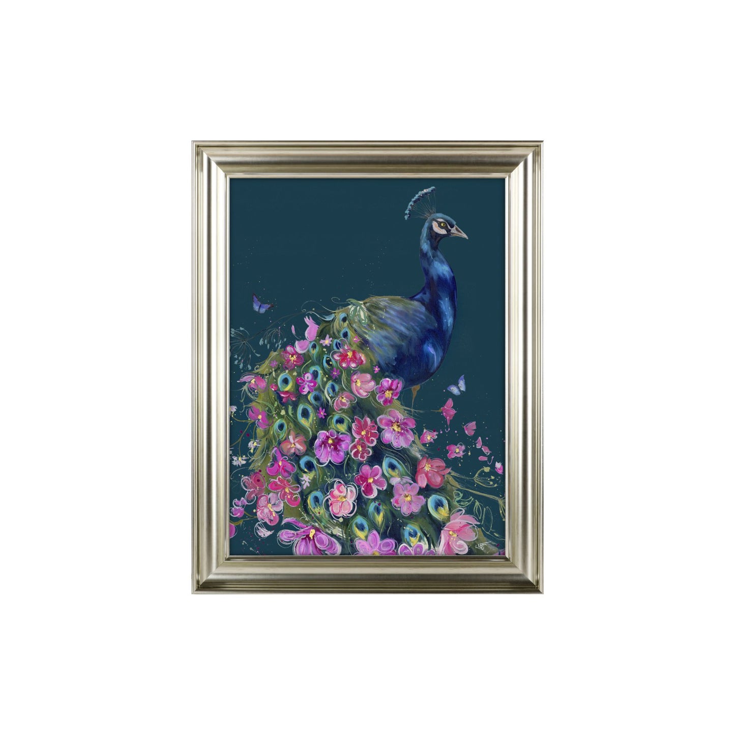 Petals & Plumes Framed Art